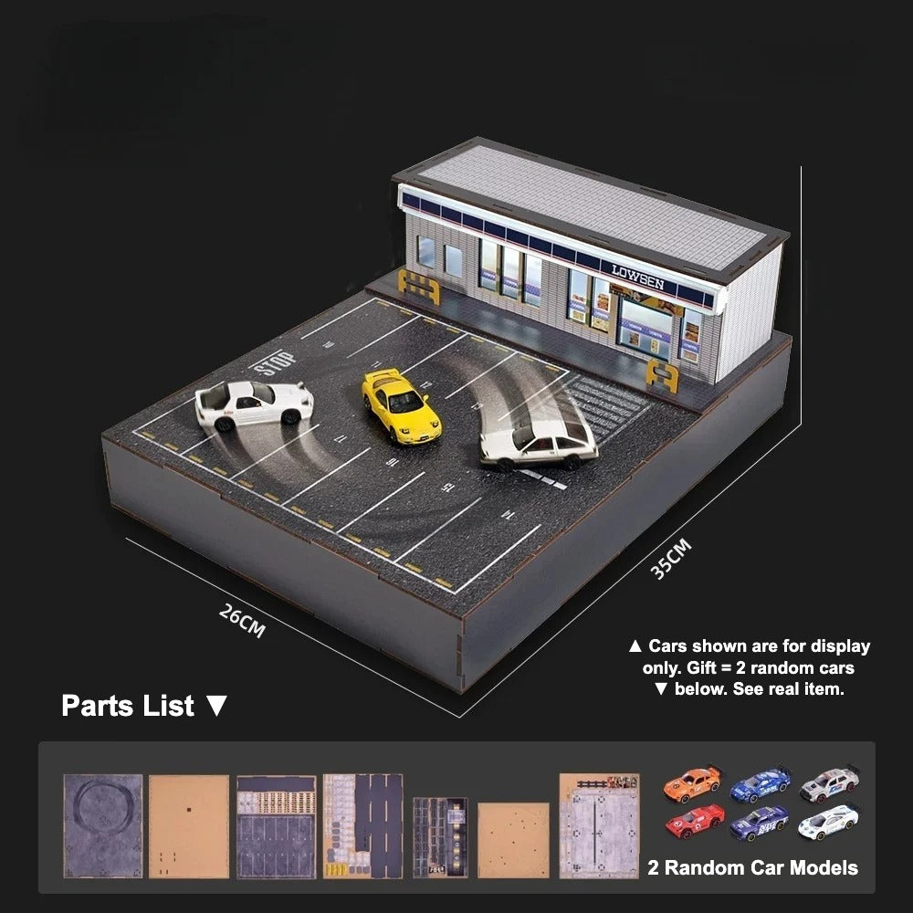 1:64 Scale Magnetic Drift Track Kit - Lawson edition